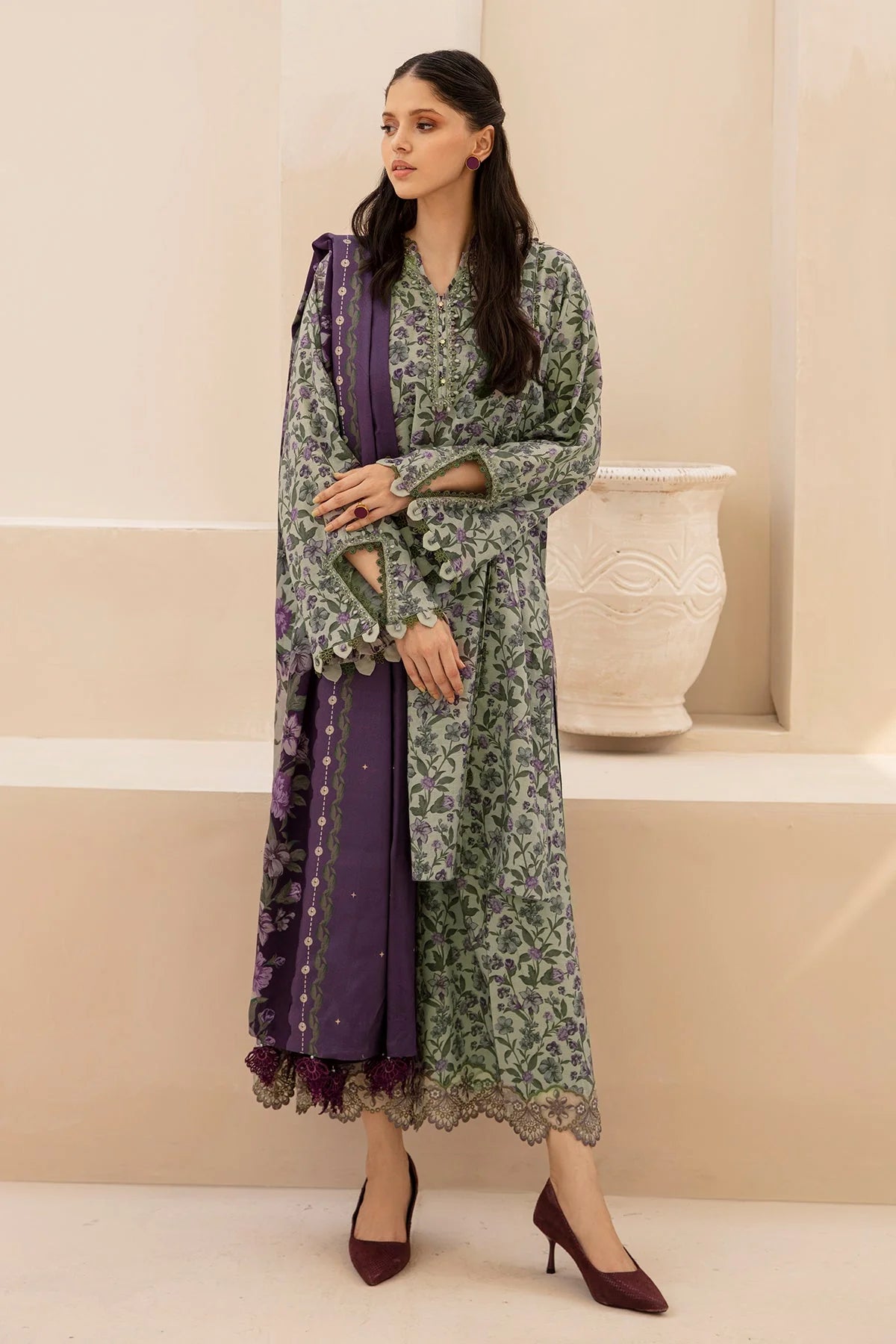 WDR-112| Lawn Dress