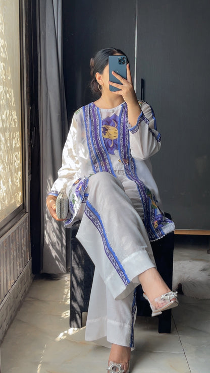 WDR-119 Trendy White | 3 Piece Most Hit